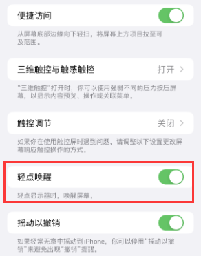 安福苹果授权维修站分享iPhone轻点无法唤醒怎么办