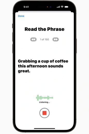 安福apple维修站分享iPhone在15分钟内可学会并模仿你的声音